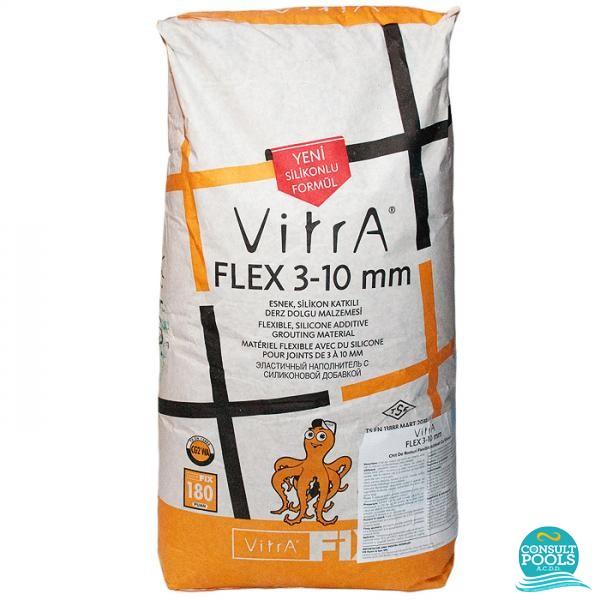 Kit flexibil alb Vitrafix FLEX 3 10 mm 20 kg