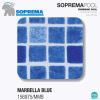 Liner PVC 1.5 mm Marbella Blue Design, grosime 1.5 mm, latime 1.65 m, Colectia 3D, Italia
