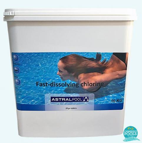 Clor rapid tablete piscina  Astral Pool Spania 10 kg