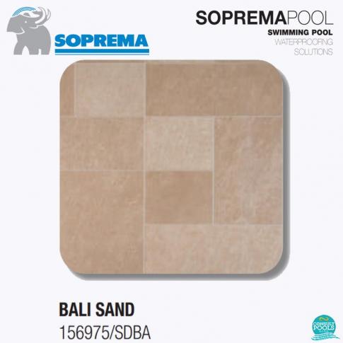 Liner PVC 1.5 mm Bali Sand Design, grosime 1.5 mm, latime 1.65 m, Colectia Design, Italia