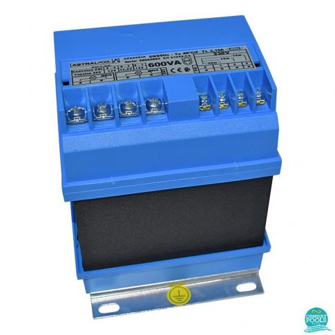 Transformator pentru piscina 600VA, IP20, 230 V - 12 V, AstralPool Spania