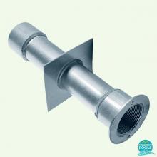 Conducta de perete inox AISI-304, 240 mm, 1 1/2