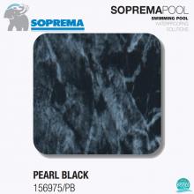 Liner PVC 1.5 mm Pearl Black Design, grosime 1.5 mm, latime 1.65 m, Colectia Design, Italia