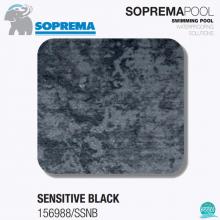 Liner PVC 1.5 mm Sensitive Black 3D, grosime 1.5 mm, latime 1.65 m, Colectia 3D, Italia