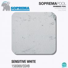 Liner PVC 1.5 mm Sensitive White 3D, grosime 1.5 mm, latime 1.65 m, Colectia 3D, Italia