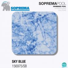 Liner PVC 1.5 mm Sky Blue Design, grosime 1.5 mm, latime 1.65 m, Colectia Design, Italia