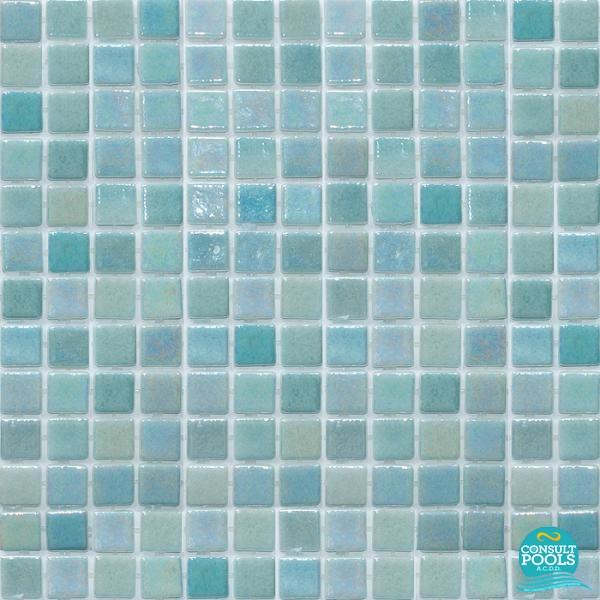 Mozaic piscina mixt bleu sidef